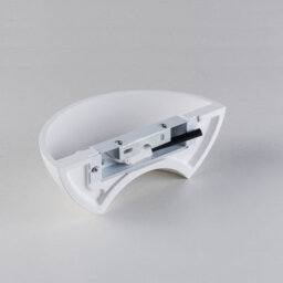 Harper Living Ceramic Up/down Wall Light, Open Semi-Circle Shade, 1Xe14 Bulb Cap 40 Watts Maximum, White Finish - thumbnail 5