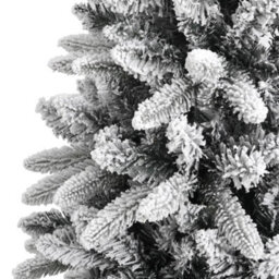 Berkfield Artificial Christmas Tree With Flocked Snow 240 Cm Pvc&pe - thumbnail 5