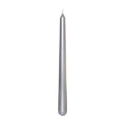 Price's Candles Prices Fresh Air Venetian 10 Inch Dinner Candle Pack Of 10 Wrapped Silver - thumbnail 2