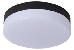 Lucide Biskit Modern Flush Ceiling Light Bathroom 23Cm - Led - 1X12W 2700K - Ip44 - Black - thumbnail 2