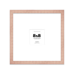 "8X8"" Bronze Picture Frame - 8X8"" Square Frame With 4X4"" Mount For 8X8""/4X4"" Pictures Art Deco Style Room Decor, 1 Pack"
