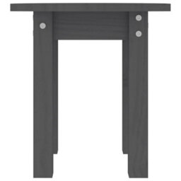 Walplus Coffee Table Grey 35X35 Cm Solid Wood Pine - thumbnail 5