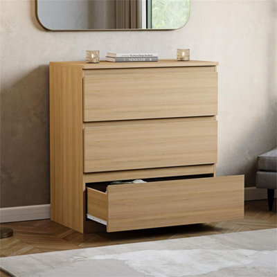 Pine Designs Denver 3 Drawer Chest Of Drawers Storage - image 1