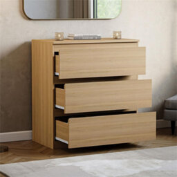 Pine  Designs Denver 3 Drawer Chest Of Drawers Storage - thumbnail 3