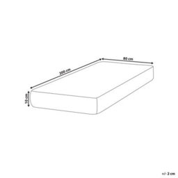 Beliani Memory Foam Mattress Petite H2/3 Medium 80 X 200 Cm (Eu Small Single) - thumbnail 3