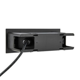 Luminosa Lighting Luminosa Seina Integrated Led Outdoor Recessed Wall Light Textured Black, Frosted Ip44 - thumbnail 3