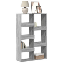 Berkfield Classic Bookcase Grey Sonoma 100X33X155.5 Cm Engineered Wood - thumbnail 2