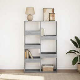 Berkfield Classic Bookcase Grey Sonoma 100X33X155.5 Cm Engineered Wood - thumbnail 3