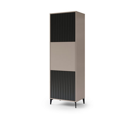Heze Furniture Rimini Premium Tall Cabinet With Textured Door - image 1