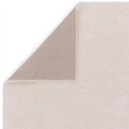 Cream Modern Shaggy Plain Easy To Clean Rug For Dining Room-80Cm X 150Cm - thumbnail 3