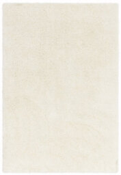 Cream Modern Shaggy Plain Easy To Clean Rug For Dining Room-80Cm X 150Cm - thumbnail 7