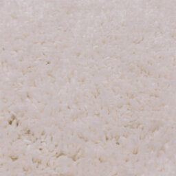 Cream Modern Shaggy Plain Easy To Clean Rug For Dining Room-80Cm X 150Cm - thumbnail 2