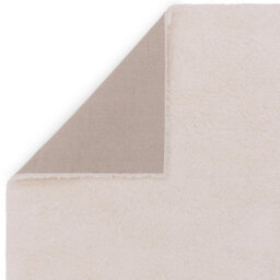 Cream Modern Shaggy Plain Easy To Clean Rug For Dining Room-80Cm X 150Cm - thumbnail 6