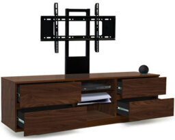 "Homeology Avitus Walnut With 4-Walnut Drawers And 3-Shelves Up To 65"" Led, Lcd, Plasma Tv Stand With Mounting Arm" - thumbnail 5