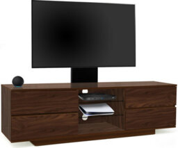 "Homeology Avitus Walnut With 4-Walnut Drawers And 3-Shelves Up To 65"" Led, Lcd, Plasma Tv Stand With Mounting Arm" - thumbnail 2