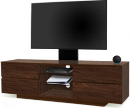 "Homeology Avitus Walnut With 4-Walnut Drawers And 3-Shelves Up To 65"" Led, Lcd, Plasma Tv Stand With Mounting Arm" - thumbnail 4