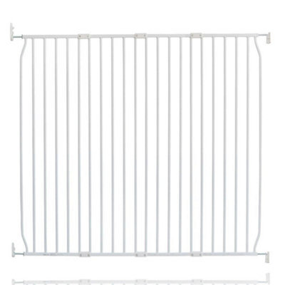 Safetots Screw Fit Metal Baby Gate, White, 130Cm - 140Cm - image 1