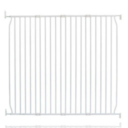 Safetots Screw Fit Metal Baby Gate, White, 130Cm - 140Cm