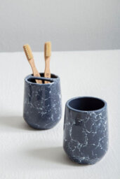 Orsina Blue Finish Bubble Tumbler - thumbnail 4