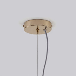 Houseof Frosted Glass Disk Chandelier Ceiling Light - White - thumbnail 7