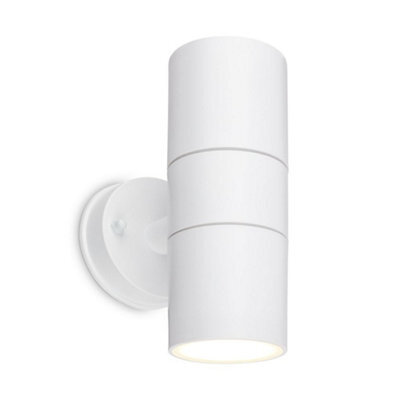 Briloner Led Outdoor Wall Light 2X Gu10 Lamp Up & Down Ip54 White 16Cm - image 1