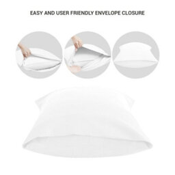 Lazzaro Premium Brushed Microfiber Pillowcases 2 Pack Ultrasoft Hypoallergenic Pillowcases 2 Pack With Envelope Closure - thumbnail 2