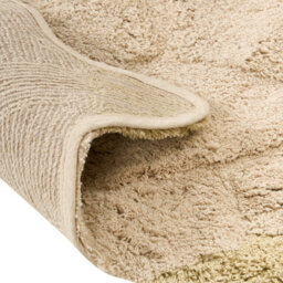 Beliani Kids Rug Tortie  Beige 110 X 130 Cm Cotton - thumbnail 6