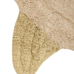 Beliani Kids Rug Tortie  Beige 110 X 130 Cm Cotton - thumbnail 5