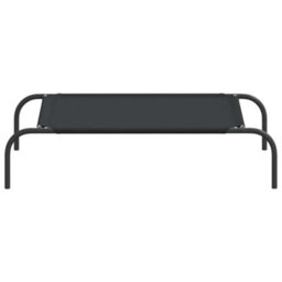 Vidaxl Elevated Dog Bed Black 90X50X20 Cm Oxford Fabric And Steel - thumbnail 4