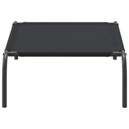 Vidaxl Elevated Dog Bed Black 90X50X20 Cm Oxford Fabric And Steel - thumbnail 5