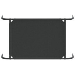 Vidaxl Elevated Dog Bed Black 90X50X20 Cm Oxford Fabric And Steel - thumbnail 6