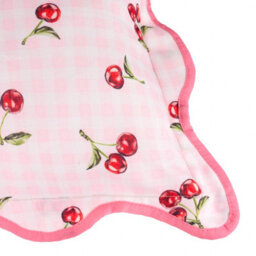 furn. Furn Fruits Cherries Gingham Check Outdoor Cushion Cover - thumbnail 4