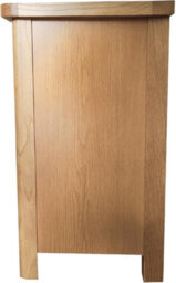 Home Furniture Group Nordale Cc02 Light Oak 3-Drawer Bedside Table Fully Assembled Modern Cabinet With Chrome Knobs - thumbnail 4