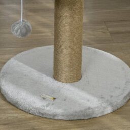Pawhut Cat Tree With Scratching Post For Indoor Kitten Grey - thumbnail 9