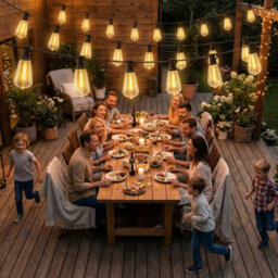 Homcom 50 Led Curtain Lights, Ip44 Waterproof Fairy Curtain Lights, Warm White - thumbnail 9