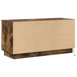 Berkfield Tv Cabinet Smoked Oak 100X38X49 Cm Engineered Wood - thumbnail 8