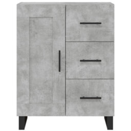 Berkfield Highboard Concrete Grey 69.5X34X180 Cm Engineered Wood - thumbnail 8