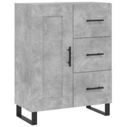 Berkfield Highboard Concrete Grey 69.5X34X180 Cm Engineered Wood - thumbnail 7