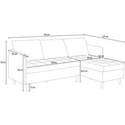 Dorel Home Lindhus 3Pl Sto Grey Corduroy - thumbnail 4