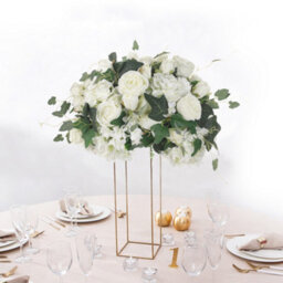Living And Home Silk Artificial Flower Fake Bouquet For Home Wedding Party Decoration Table Centerpieces - thumbnail 2