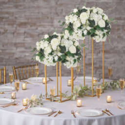 Living And Home Silk Artificial Flower Fake Bouquet For Home Wedding Party Decoration Table Centerpieces - thumbnail 3