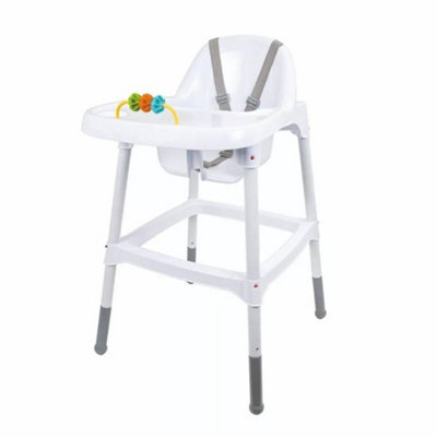 Urbn-Living White Highchair Booster Seat For Baby & Toddler Feeding - image 1