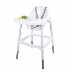 Urbn-Living White Highchair Booster Seat For Baby & Toddler Feeding