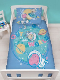 Peppa Pig George Stars Junior Toddler Duvet Cover Set - thumbnail 1