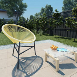 Berkfield Garden Acapulco Chair Poly Rattan Beige - thumbnail 1