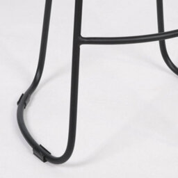 Black Frame Wooden Kitchen 64Cm Bar Stool Metal Industrial Tractor Seat - thumbnail 4