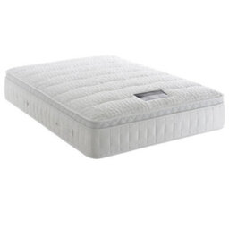 Divan Base Direct Dura Beds Silver Active 2800 Pocket Sprung Divan Bed Set 4Ft6 Double Large End Drawer- Plush Velvet Silver - thumbnail 3
