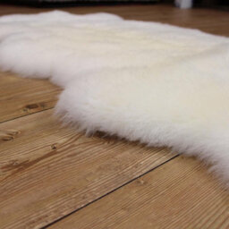 White Abstract Handmade Modern Shaggy Easy To Clean Rug For Dining Room Bed Room And Living Room-180Cm X 180Cm (Sexto) - thumbnail 2