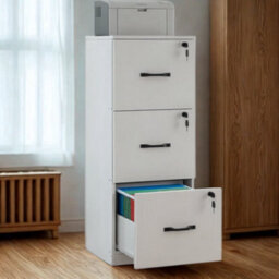 FURNOLD 3 Drawer Filing Cabinet With Locks For Home Office - thumbnail 3