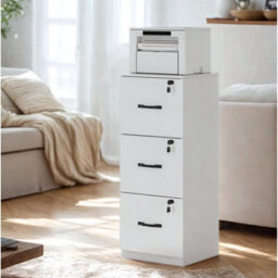 FURNOLD 3 Drawer Filing Cabinet With Locks For Home Office - thumbnail 6